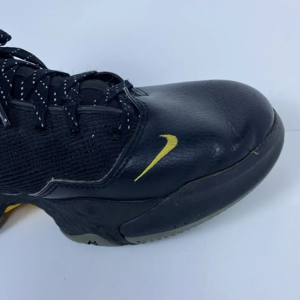Nike LeBron 19 Low Shoes Witness Black University Gold DH1270-002 Men's Size 12